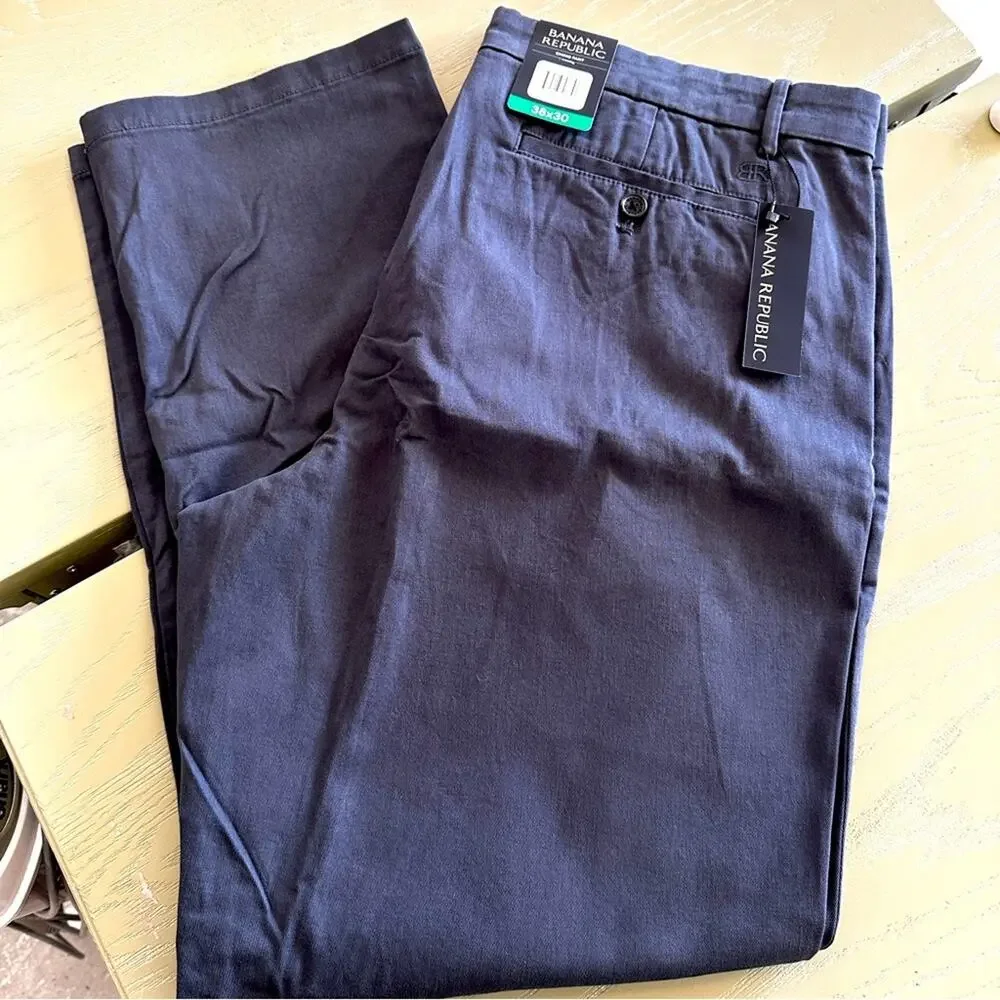 Banana Republic Men's Chino Pant Gray 38x30 NWT